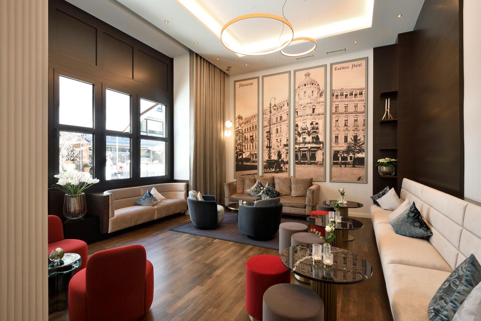 Kastens Hotel Luisenhof Хановер Екстериор снимка The lounge at the hotel